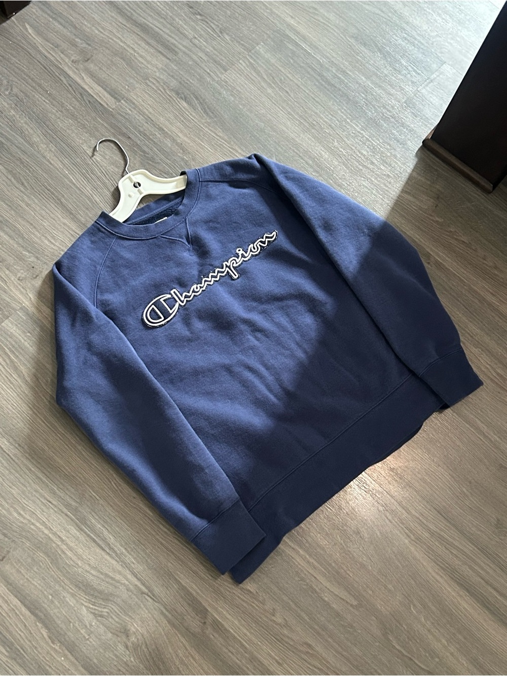 Vintage blue champion crewneck